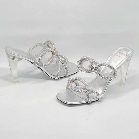 Valentino Garavani Chain 1967 embellished heel sandals size 36.5 - Picture 11 of 16
